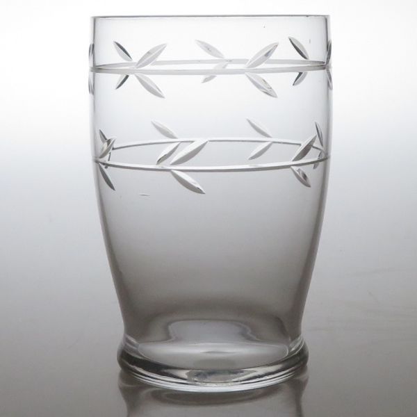 オールド バカラ グラス ● ロンシャン タンブラー 8 cm シール付 アンティーク Longchamp