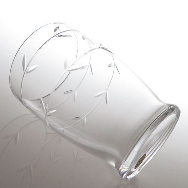 オールド バカラ グラス ● ロンシャン タンブラー 8 cm シール付 アンティーク Longchamp