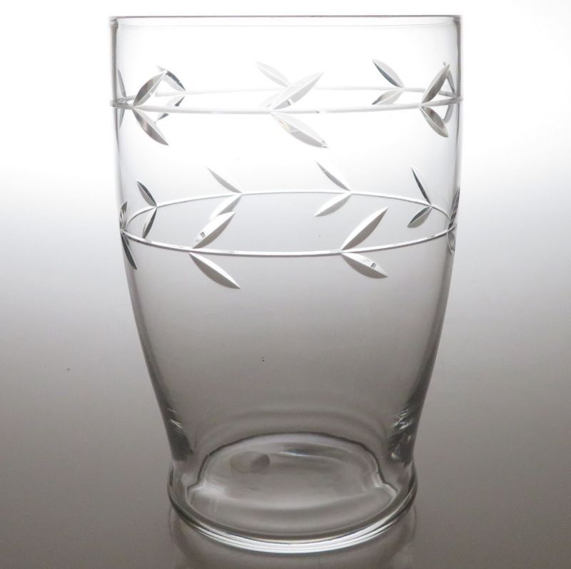 オールド バカラ グラス ● ロンシャン タンブラー 10 cm シール付 アンティーク Longchamp