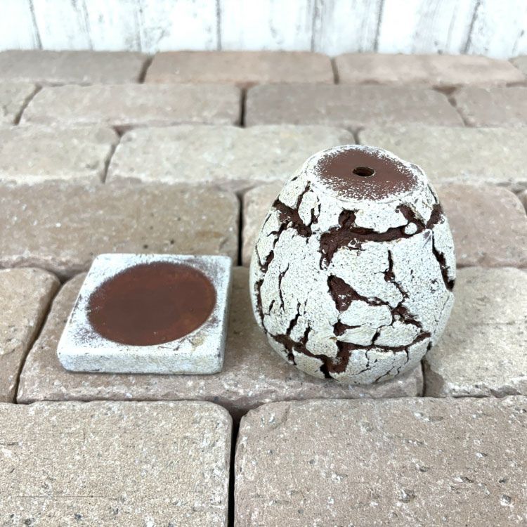 新品 植木鉢 おしゃれ セメント クラックポット RR512-090 3号(9cm) 鉢