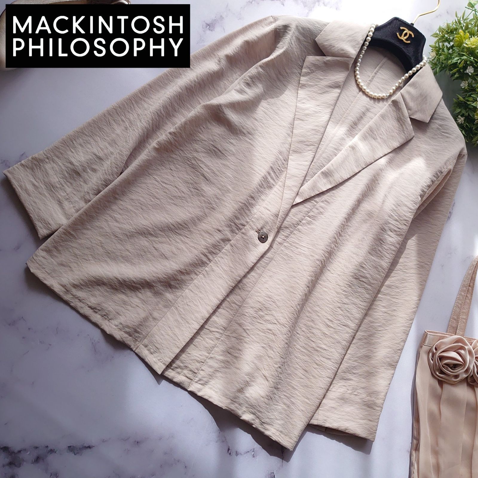 24SS マッキントッシュフィロソフィー シアータンブラージャケット 