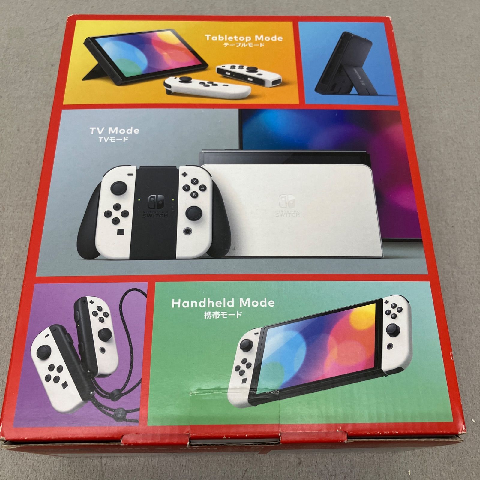 Switch本体有機EL Joy Con PD 2001 f 090 本体(有機ELモデル) Nintendo Switch テレビゲーム