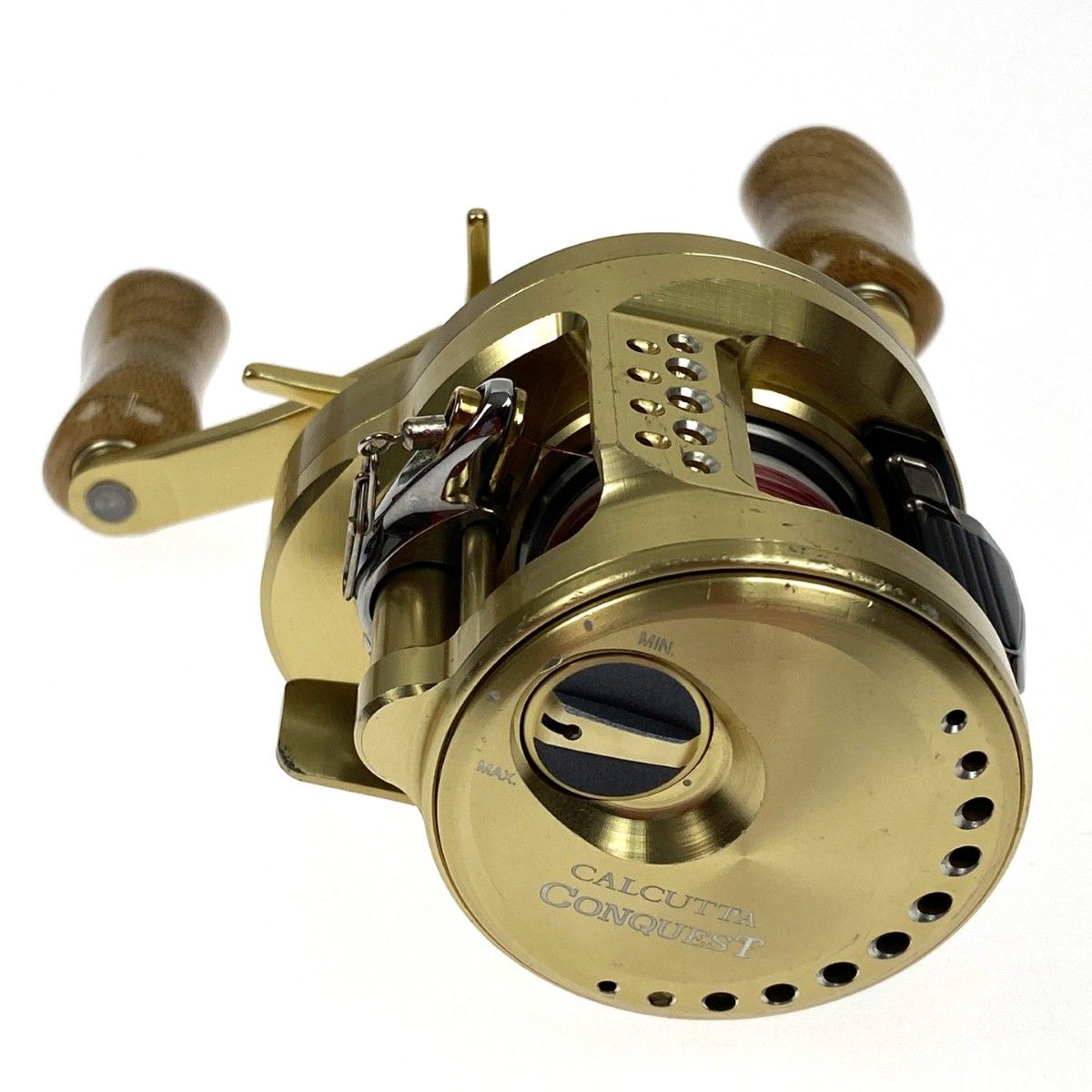 SHIMANO シマノ 21 カルカッタコンクエスト 100 HG 04236 右ハンドル ハンドルノブ変更