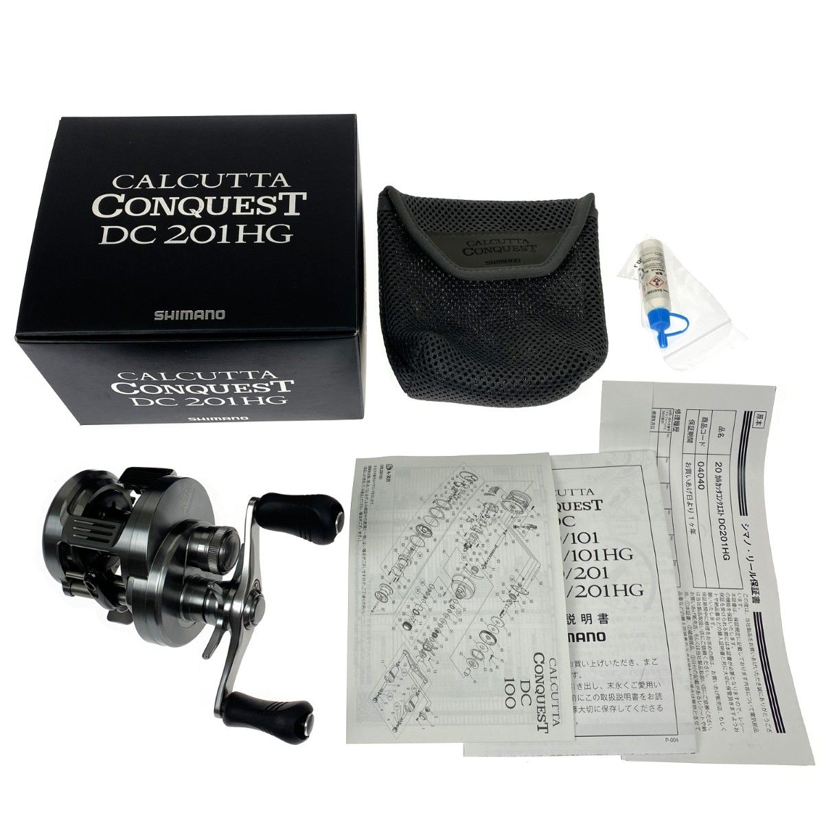 SHIMANO シマノ 20 カルカッタ コンクエスト DC 201 HG 04040 左ハンドル
