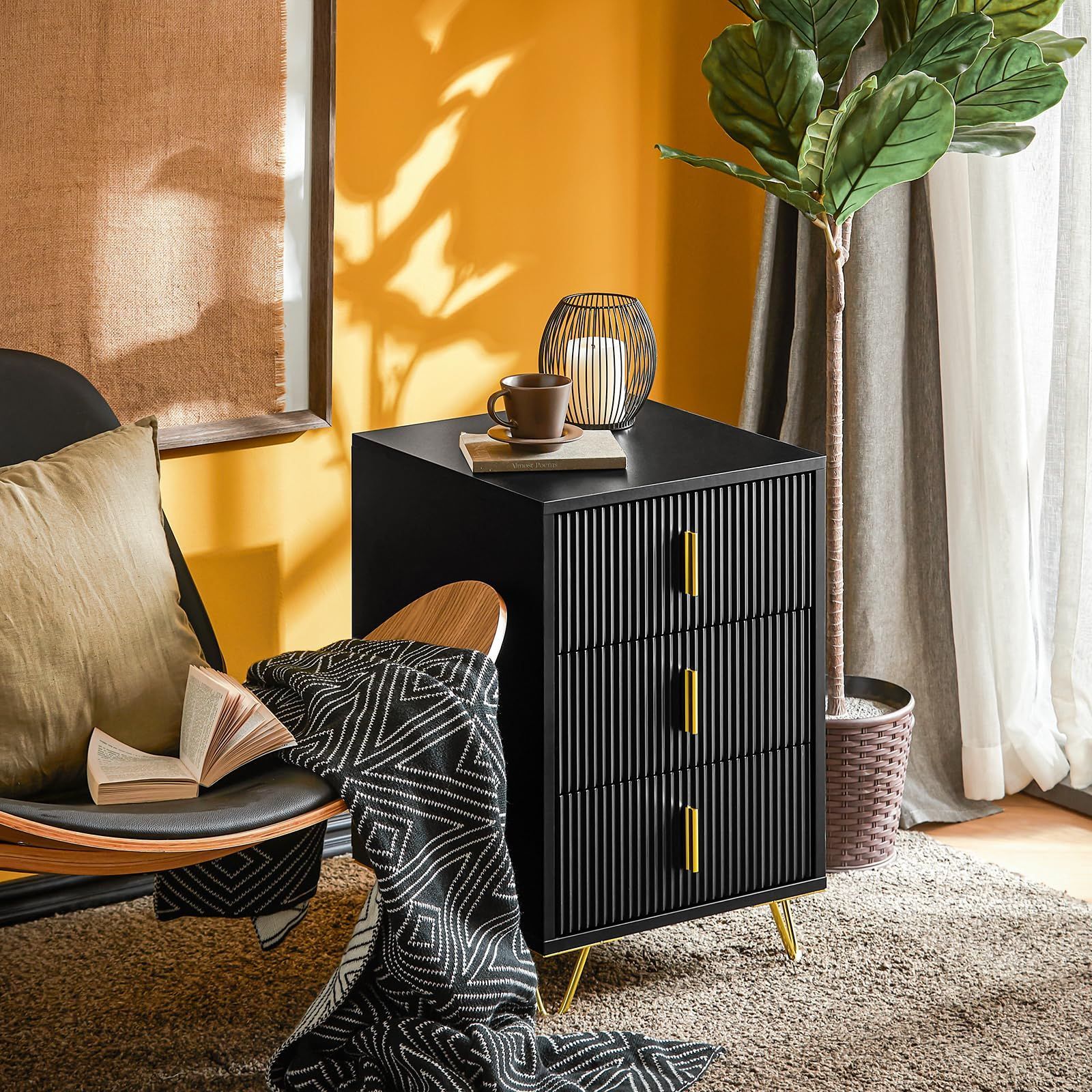 ナイトテーブル 北欧風