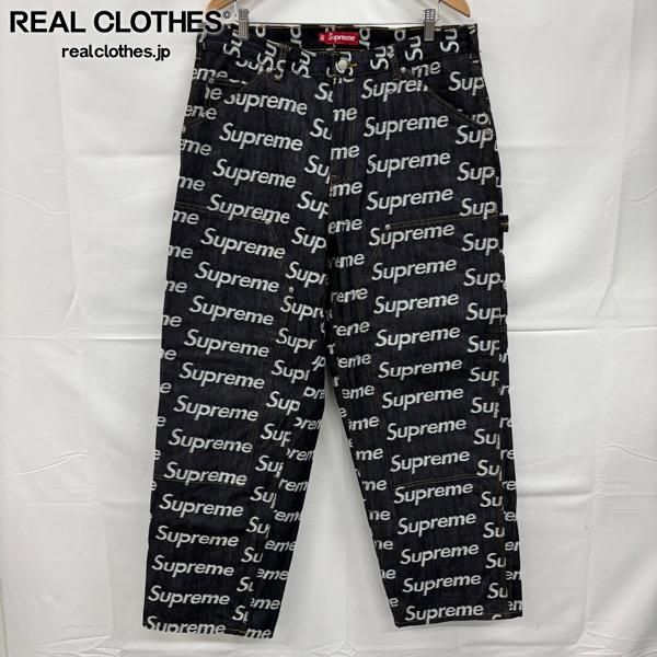 Supreme/シュプリーム【25AW】Jacquard Logos Double Knee Denim
