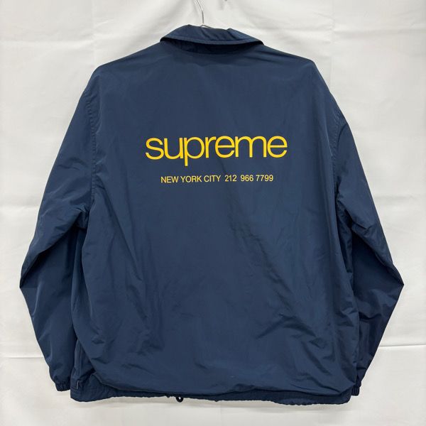 Supreme ネイビー ナイロンジャケット L SUPREME Reflective Piping 
