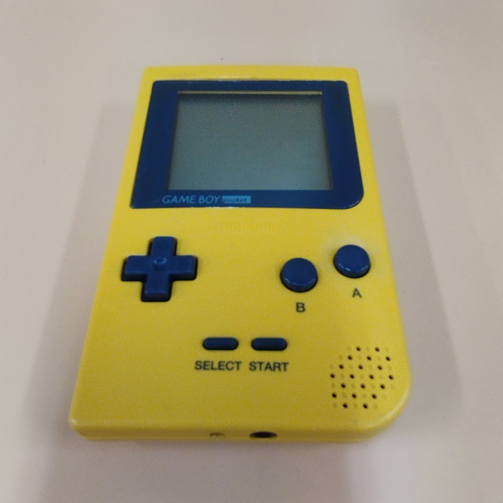 D7995】 ゲームボーイポケット MGB-001 イエロー 本体 - メルカリ