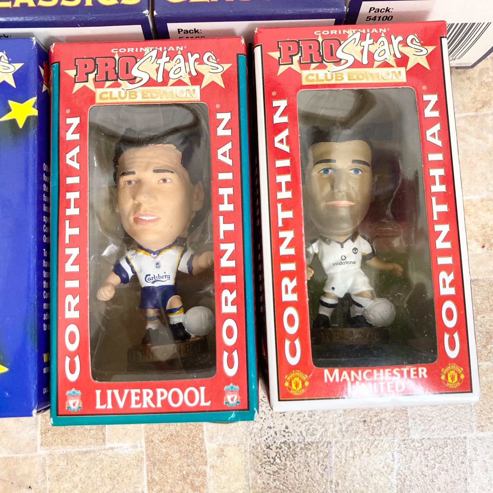 未使用】16体 コリンシアン サッカーフィギュア デイビッド・ベッカム