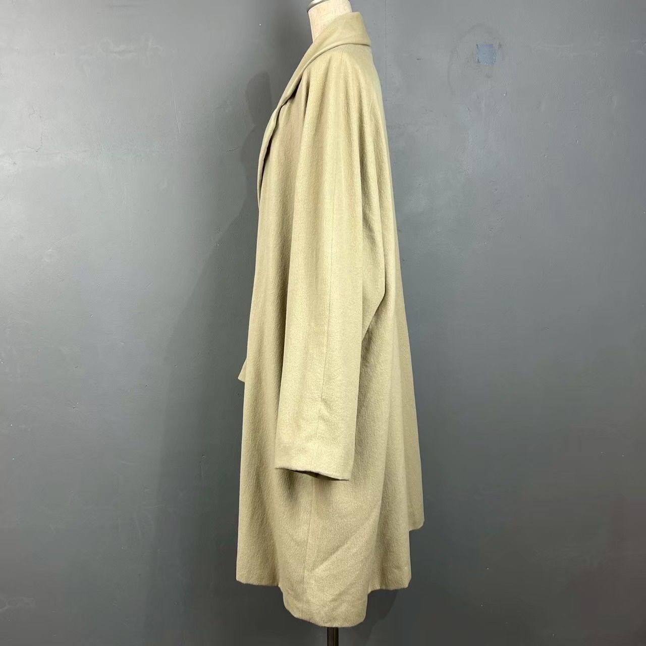 JURGEN LEHL ヨーガンレール ウールコート スプリングコート 無地 