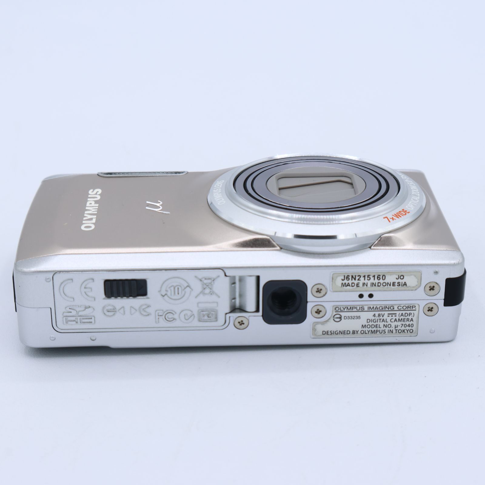 OLYMPUS オリンパス デジタルカメラ μ-7040 チタニウムシルバー μ-7040