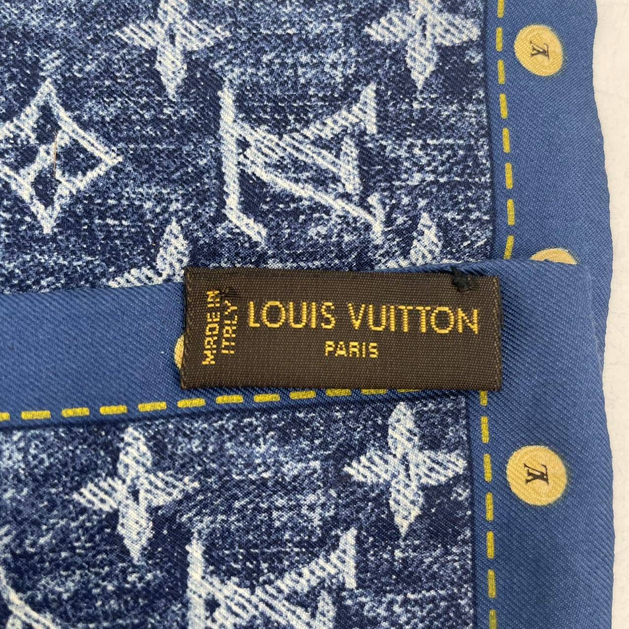 極美品 LOUIS VUITTON ルイ・ヴィトン スカーフ シルク モノグラム