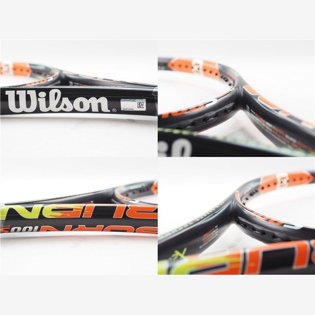 中古 テニスラケット ウィルソン バーン 100エス 2015年モデル (G1