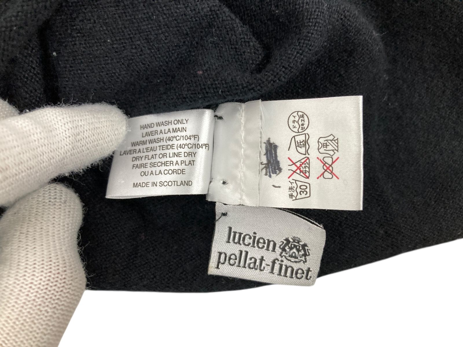 lucien pellat-finet (ルシアンペラフィネ) カシミヤ100％ マルチ