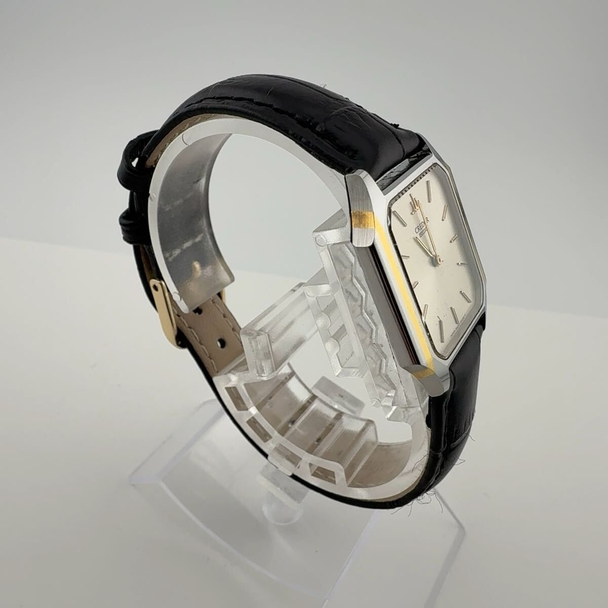 【不動品】 SEIKO セイコー クレドール 超硬ケース 8420-5370 SEIKO 8420-5370 セイコー CREDOR クレドール クオーツ SHA 超硬質合金