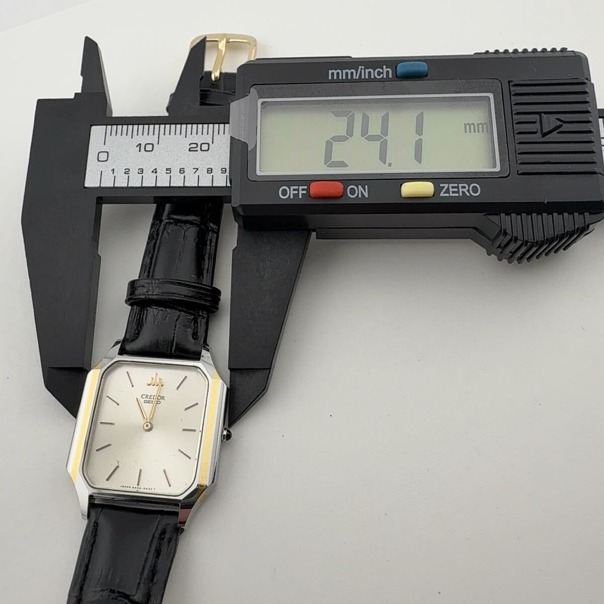 SEIKO 8420-5370 セイコー CREDOR クレドール クオーツ SHA 超硬質合金