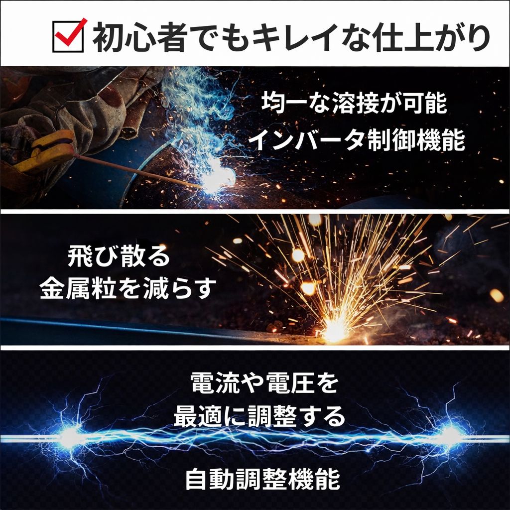  TIG溶接機 TIG 200 P アルミ 鉄 ステンレス 溶接 可 パルス|直流|交流 切替 インバーター AC|DC TIG|MMA|PULSE 多機能 高機能 軽量 コンパクト その他 電動工具 エア工具