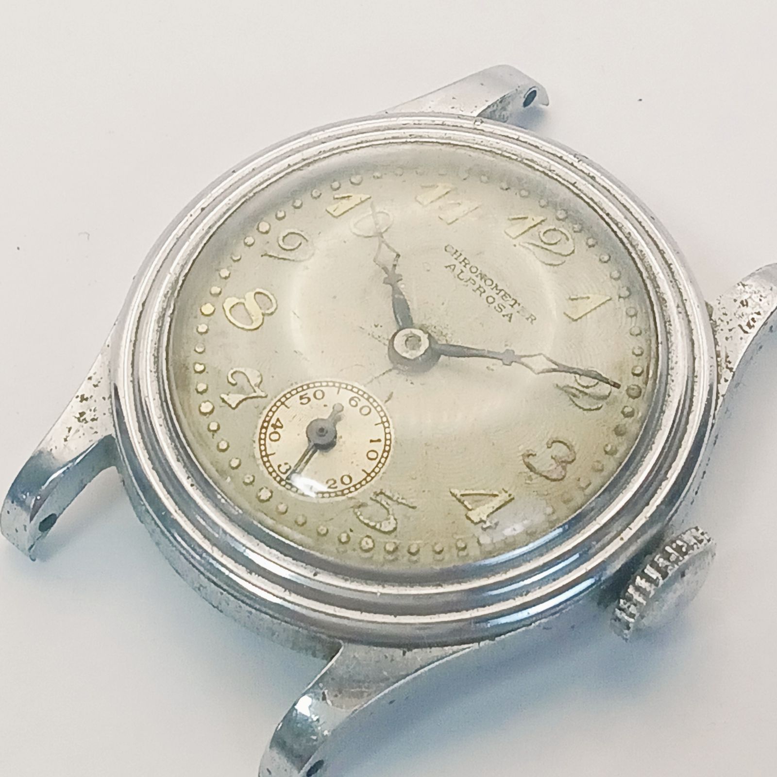 ジャンク 0203-4 CHRONOMETER ALPROSA クロノメーター メンズ腕時計 