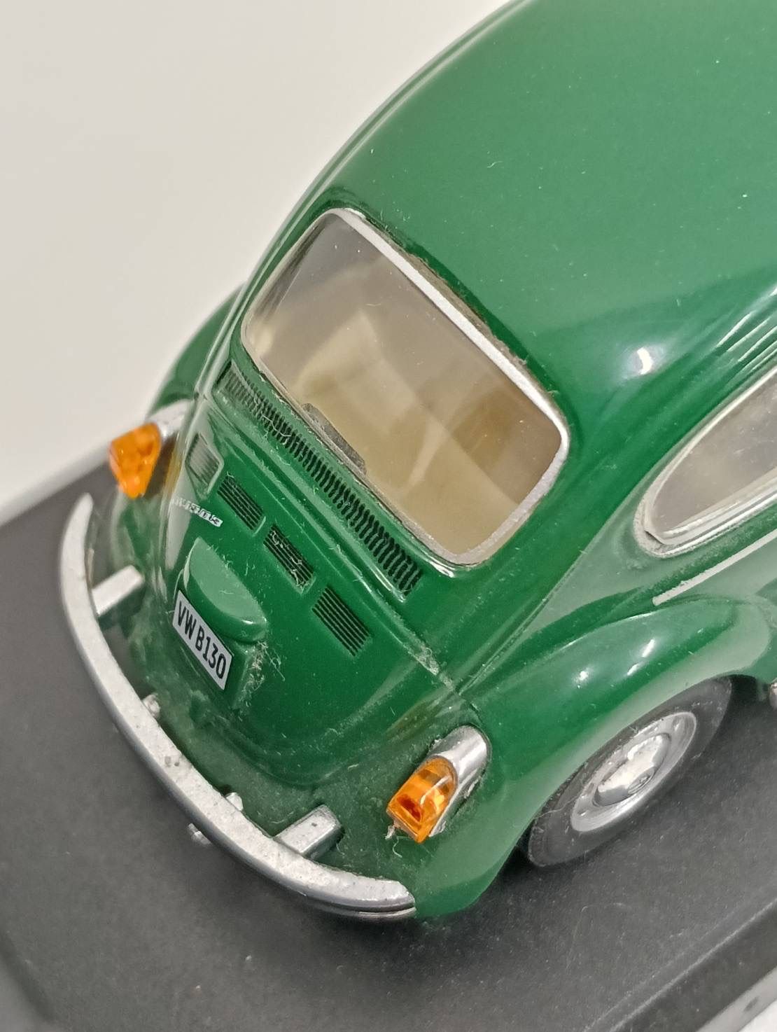 中古品】 Cararama製 フォルクスワーゲン ビートル1303 緑グリーン 1