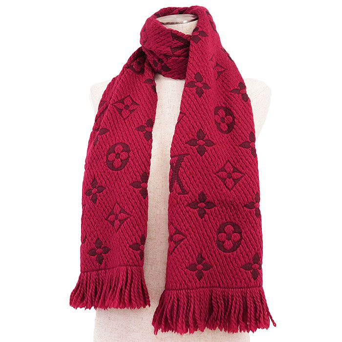 SALE】LOUIS VUITTON ルイ・ヴィトン スカーフ エシャルプ・ロゴマニア