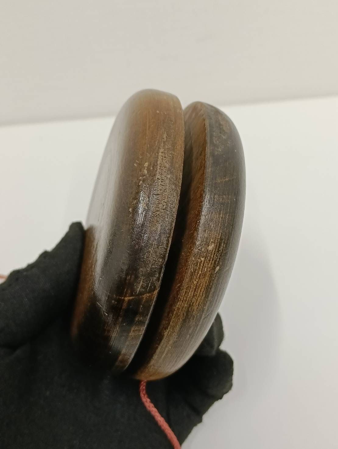 中古品】 郷土玩具 大型 木製ヨーヨー 玩具おもちゃ 骨董品 工芸品