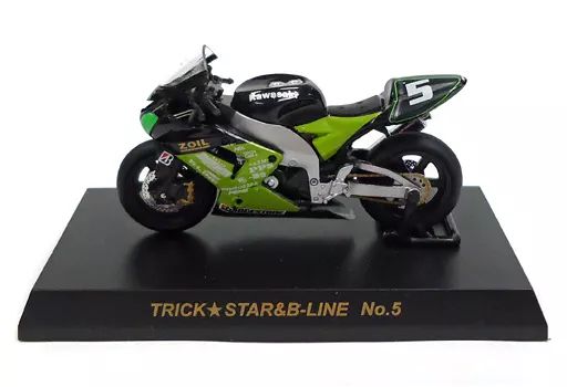 中古】ミニカー 1/32 KAWASAKI ZX-10R TRICK☆STAR＆B-LINE No.5