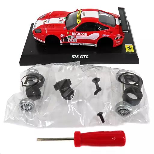 中古】ミニカー 1/64 575 GTC #11(レッド×ホワイト) 「フェラーリ