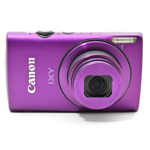 良品＞ Canon デジタルカメラ IXY 600F パープル｜コンパクトデジカメ