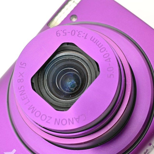 良品＞ Canon デジタルカメラ IXY 600F パープル｜コンパクトデジカメ