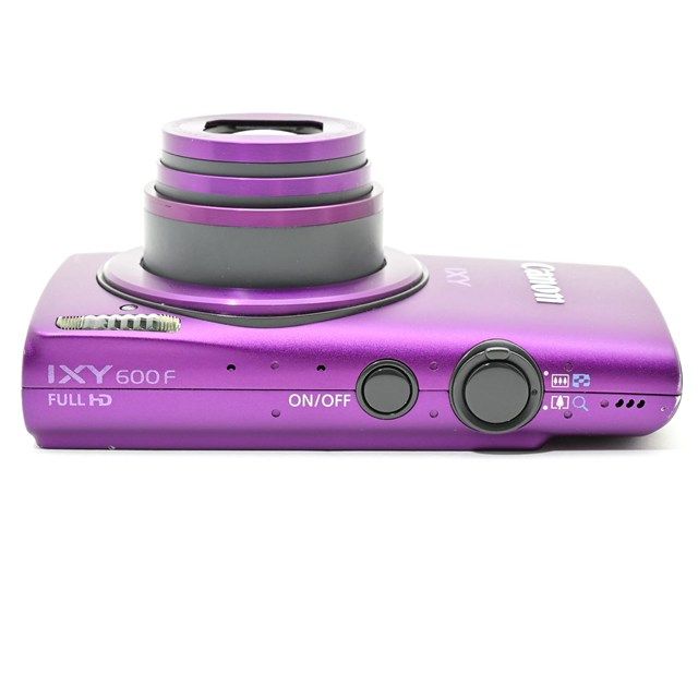 良品＞ Canon デジタルカメラ IXY 600F パープル｜コンパクトデジカメ