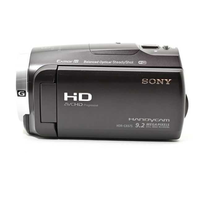 美品＞ SONY ビデオカメラ HDR-CX675 ボルドーブラウン｜32GB内蔵