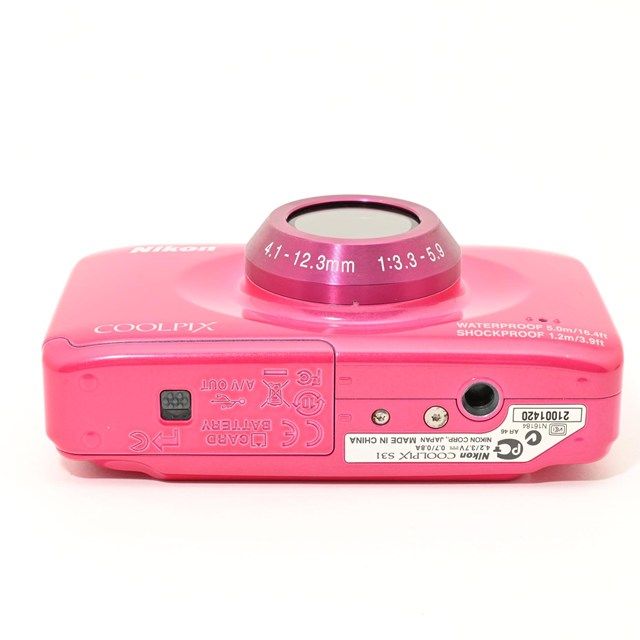 良品＞ Nikon COOLPIX S31 ピンク｜デジタルカメラ｜動作快調｜やや