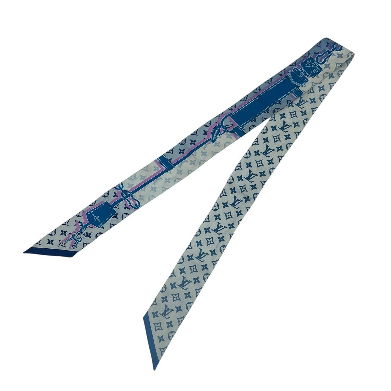 LOUIS VUITTON ルイ・ヴィトン スカーフ シルク モノグラム バンドーBB