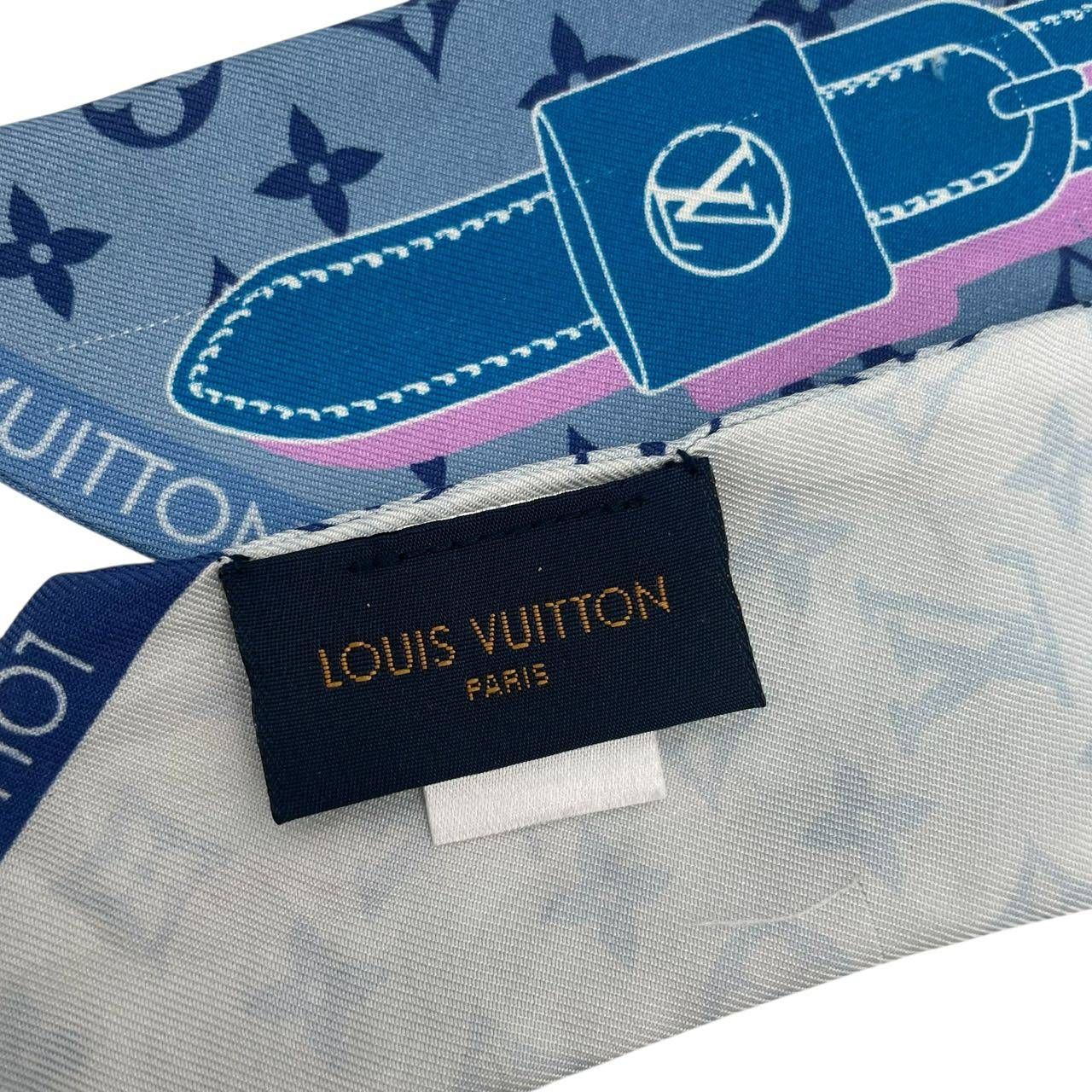LOUIS VUITTON ルイ・ヴィトン スカーフ シルク モノグラム バンドーBB
