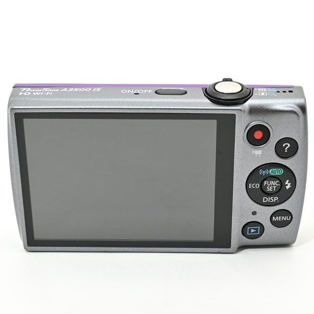 良品＞ Canon PowerShot A3500 IS パープル｜デジタルカメラ｜広角28mm
