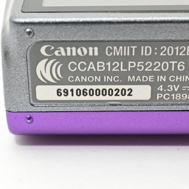 良品＞ Canon PowerShot A3500 IS パープル｜デジタルカメラ｜広角28mm