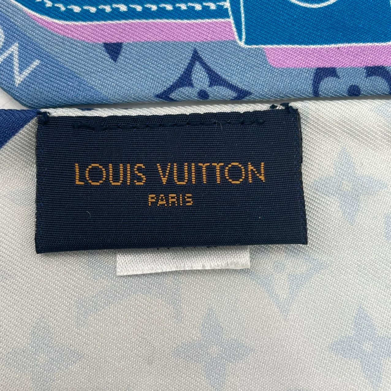 LOUIS VUITTON ルイ・ヴィトン スカーフ シルク モノグラム バンドーBB