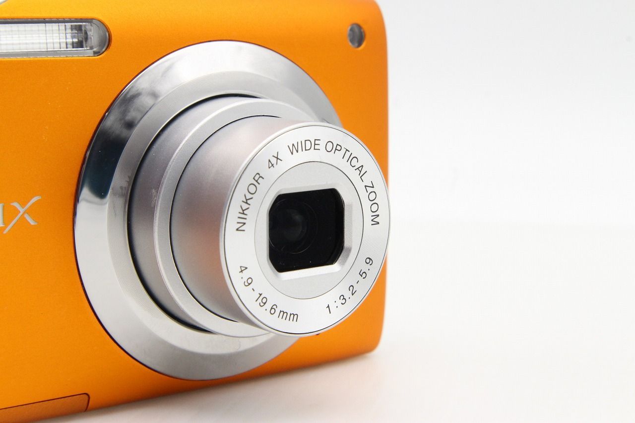 良品 Nikon ニコン COOLPIX S3000 コンパクトデジタルカメラ オレンジ