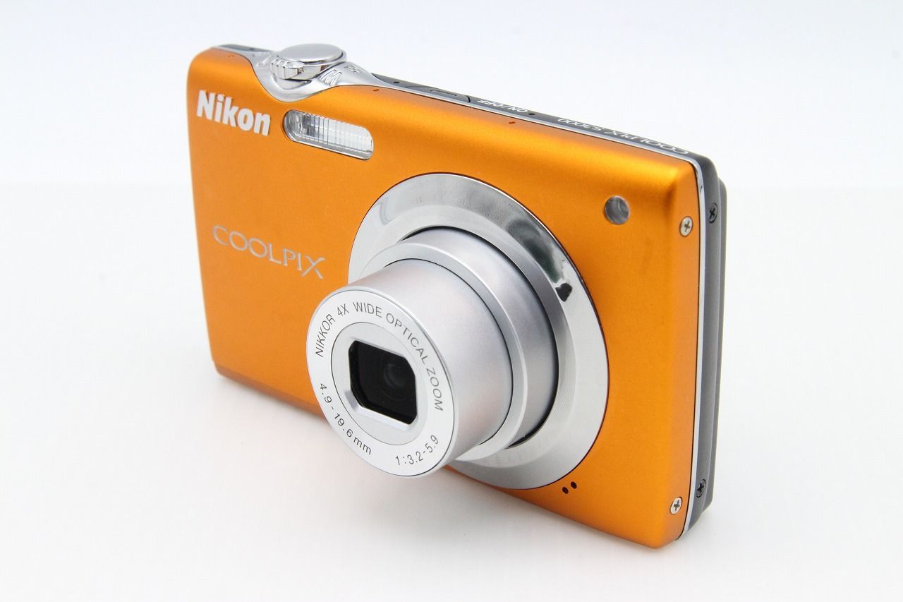 良品 Nikon ニコン COOLPIX S3000 コンパクトデジタルカメラ オレンジ
