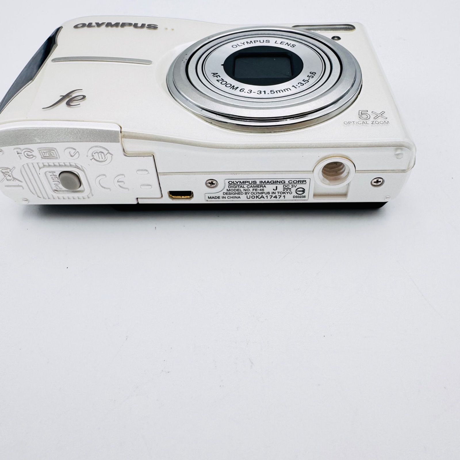 【動作確認済】OLYMPUS オリンパス FE-46 単３電池 OLYMPUS デジタルカメラ CAMEDIA FE-46