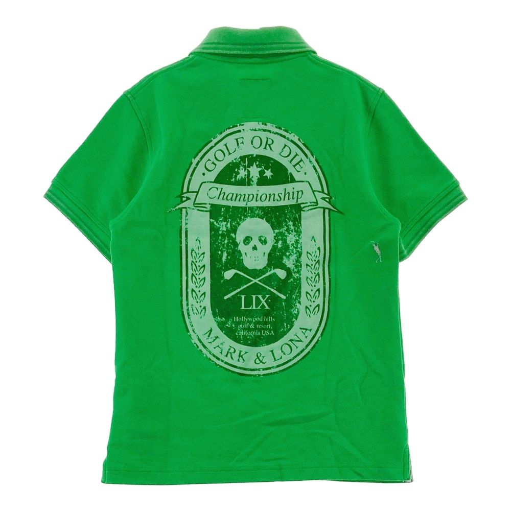 サイズ：S MARK&LONA マークアンドロナ 半袖ポロシャツ グリーン系