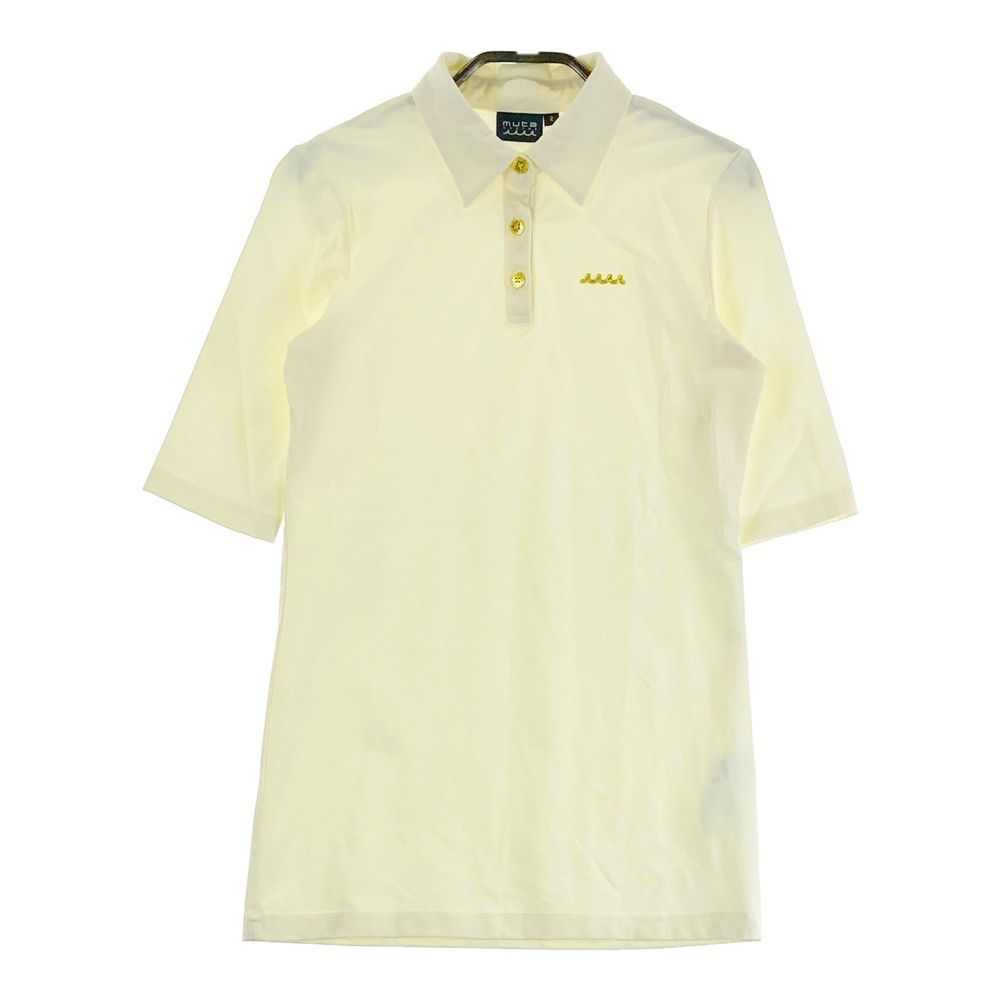 サイズ：2 MUTA MARINE ムータマリン 五分袖ポロシャツ ホワイト系