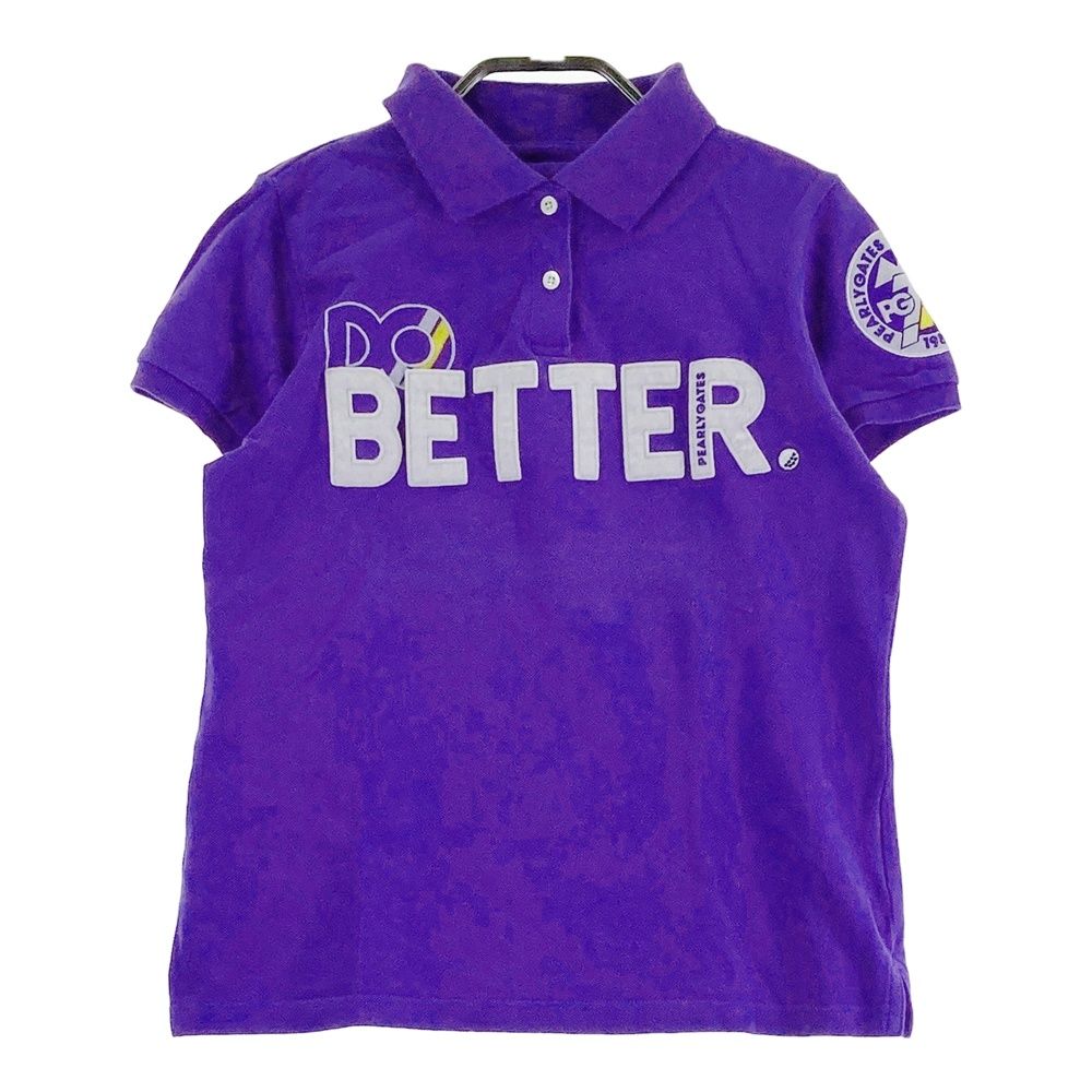 サイズ：0 PEARLY GATES パーリーゲイツ 半袖ポロシャツ ブルー系