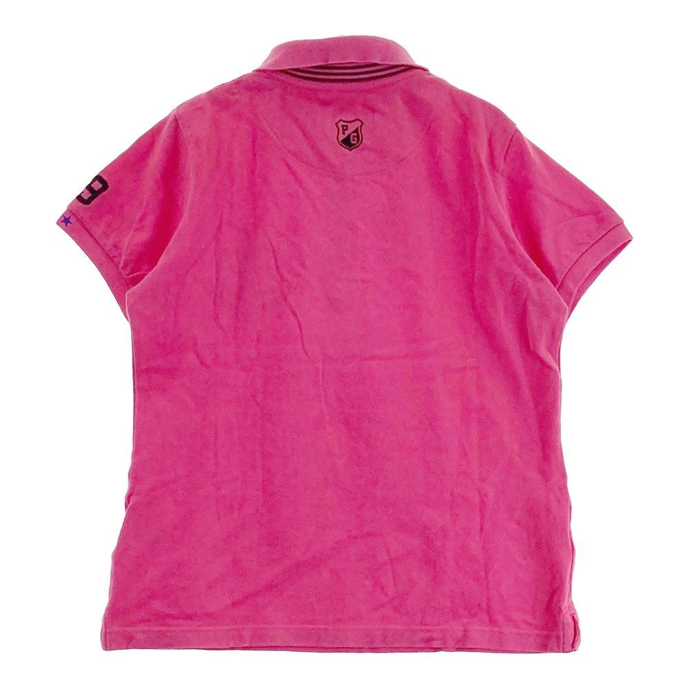サイズ：1 PEARLY GATES パーリーゲイツ 半袖ポロシャツ ピンク系