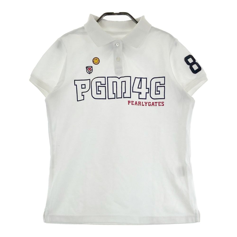 サイズ：0 PEARLY GATES パーリーゲイツ 半袖ポロシャツ ニコちゃん