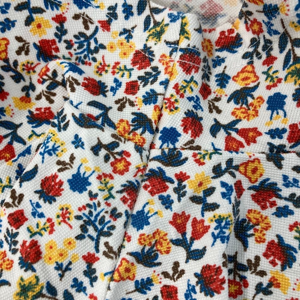 サイズ：1 JACK BUNNY ジャックバニー 半袖ポロシャツ 花 総柄