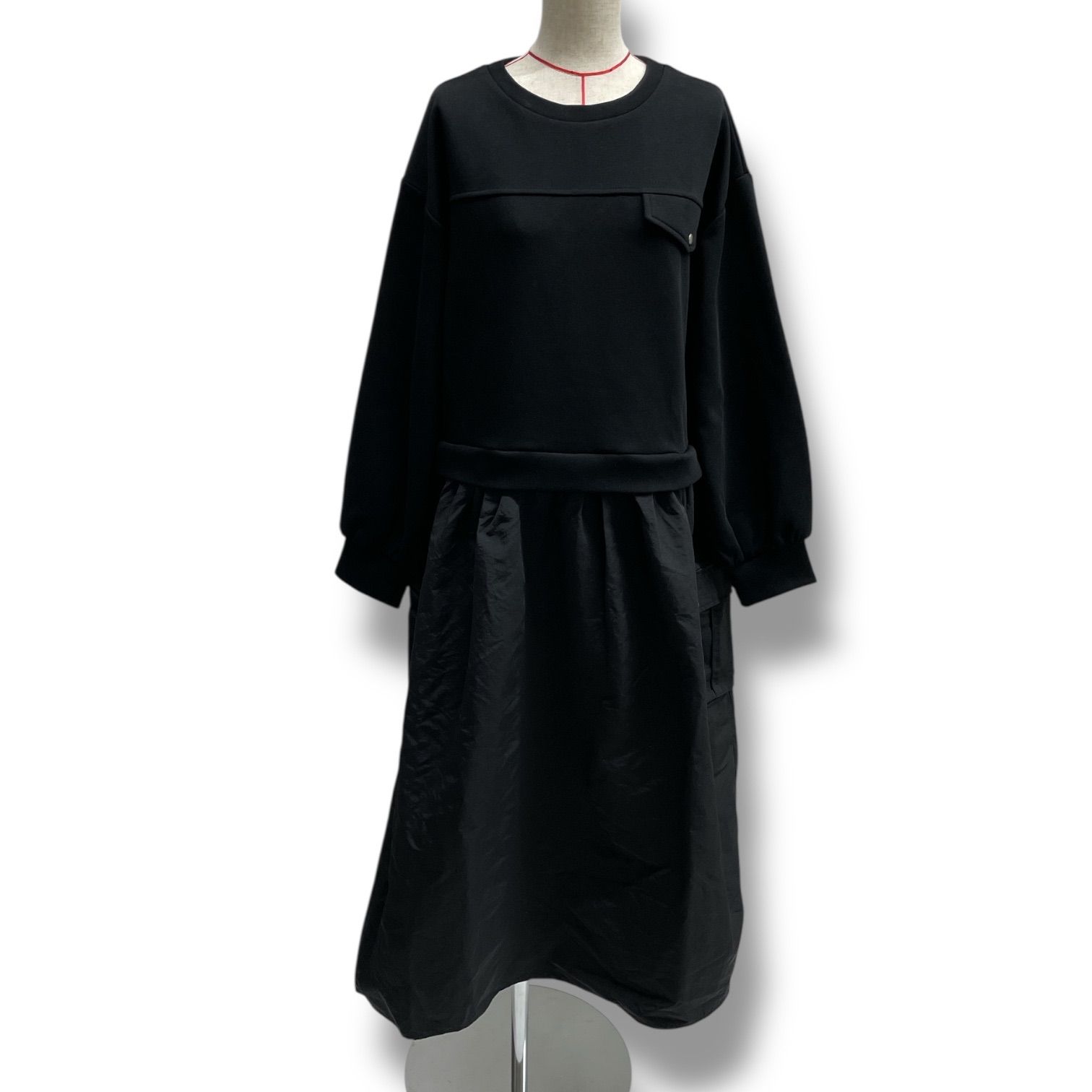 新品 タグ付 未使用 PLUS OTO.HA プラスオトハ 異素材ドッキング