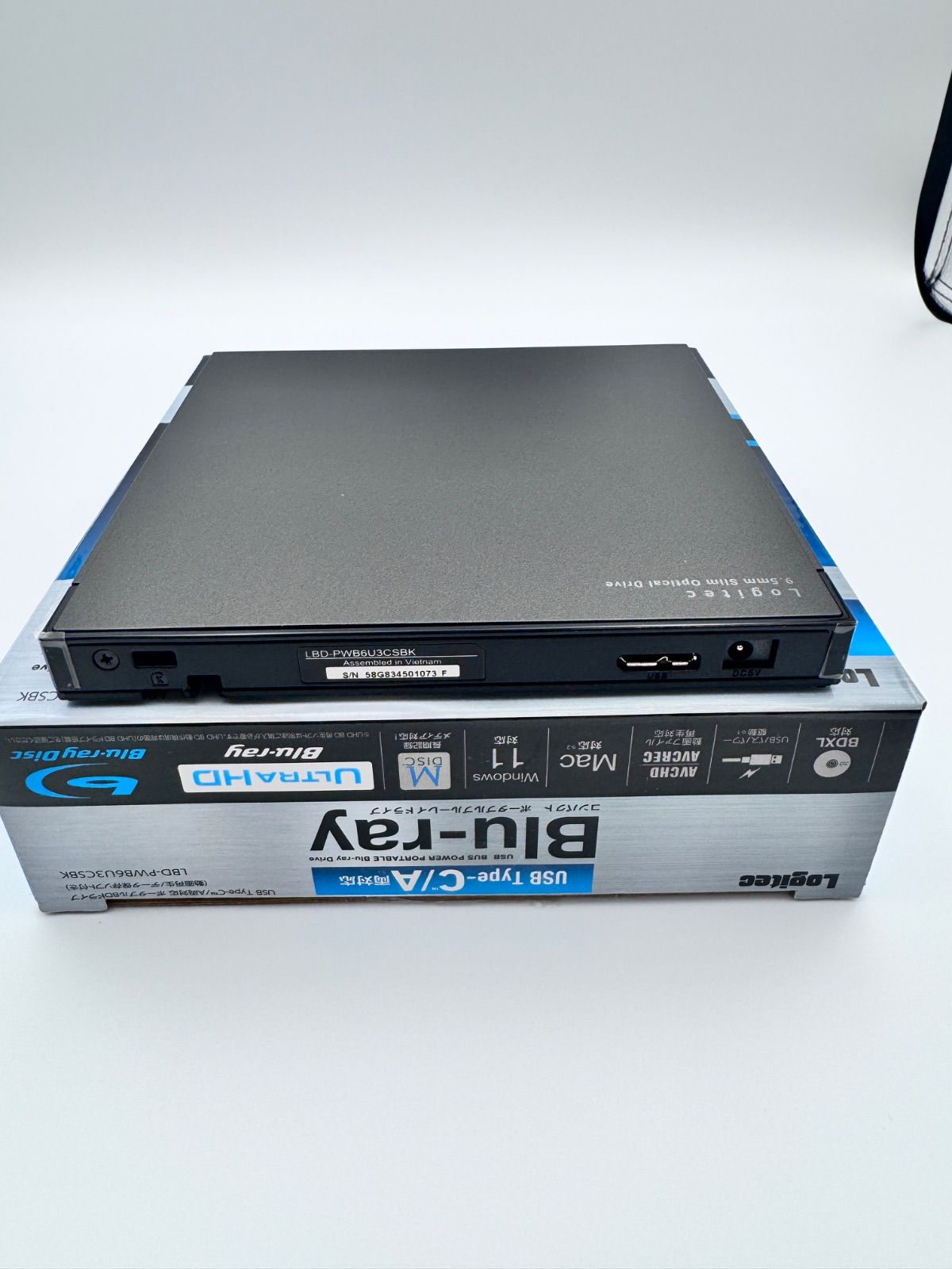 12P1#71 Logitec Blu-rayドライブLBD-PWB6U3CSBK - メルカリ