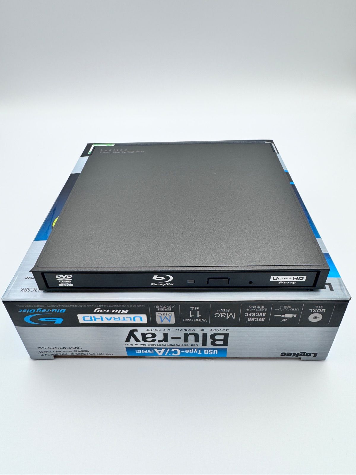 12P1#71 Logitec Blu-rayドライブLBD-PWB6U3CSBK - メルカリ