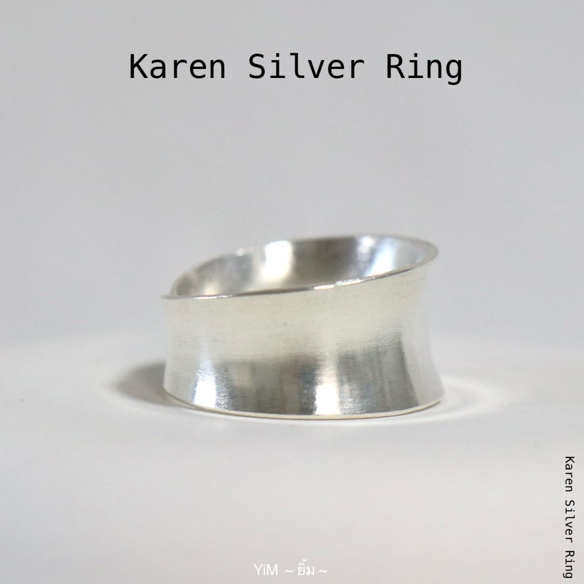 25A-RI416｜Karen Silver Ring カレン シルバー リング 【9号 】 逆甲